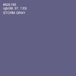 #626185 - Storm Gray Color Image